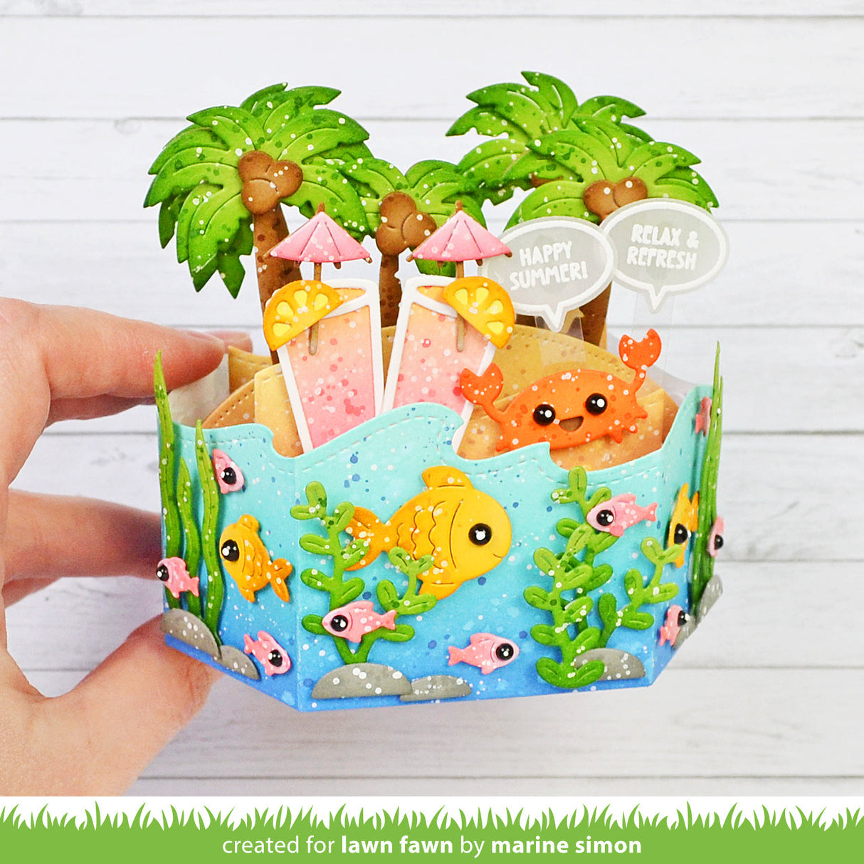 platform pop-up palm tree inserts