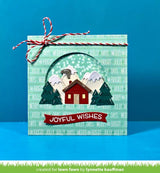 shadow box card mountain add-on