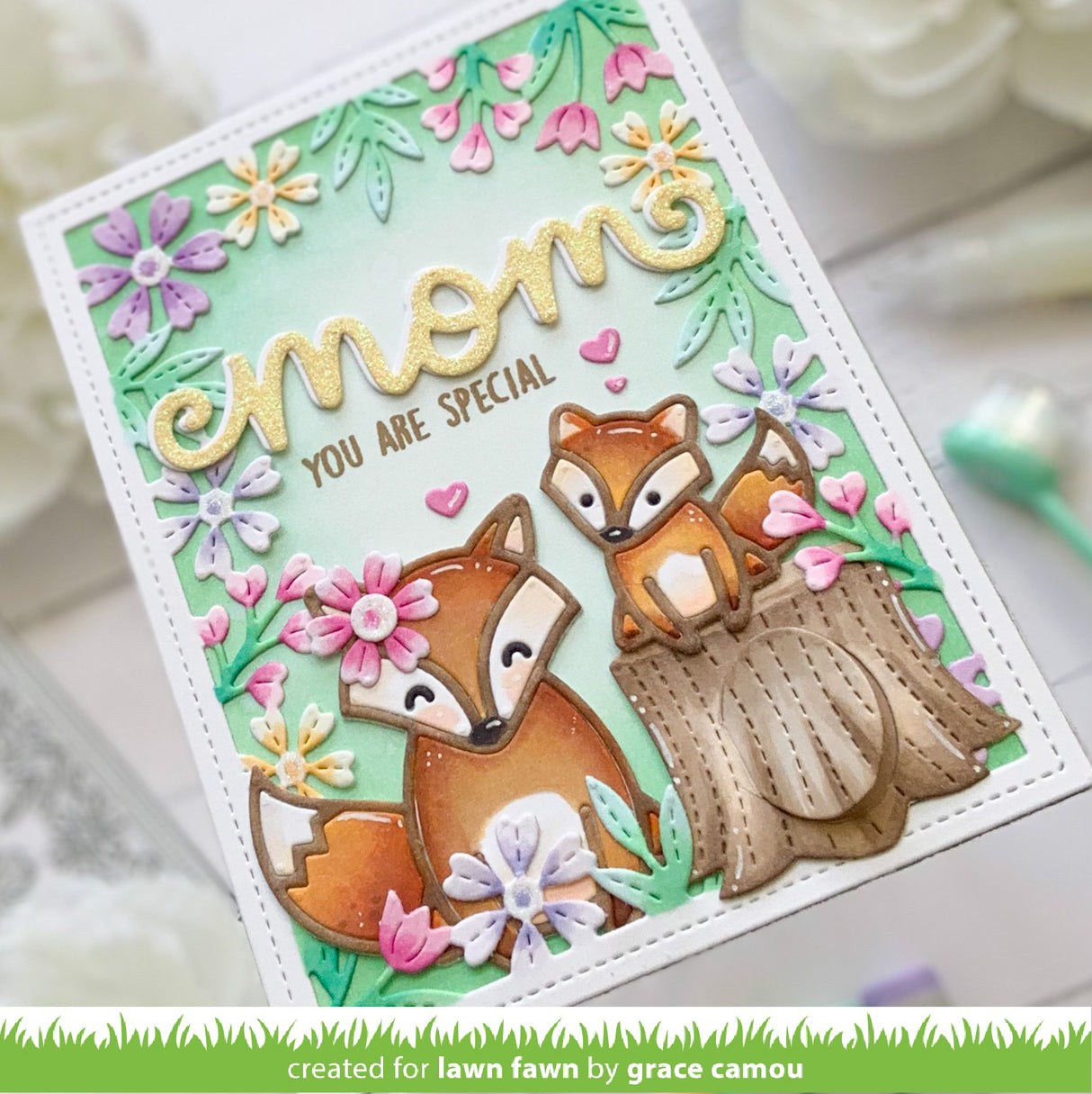 spring flowers backdrop