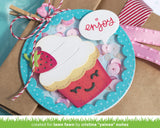 stitched cupcake