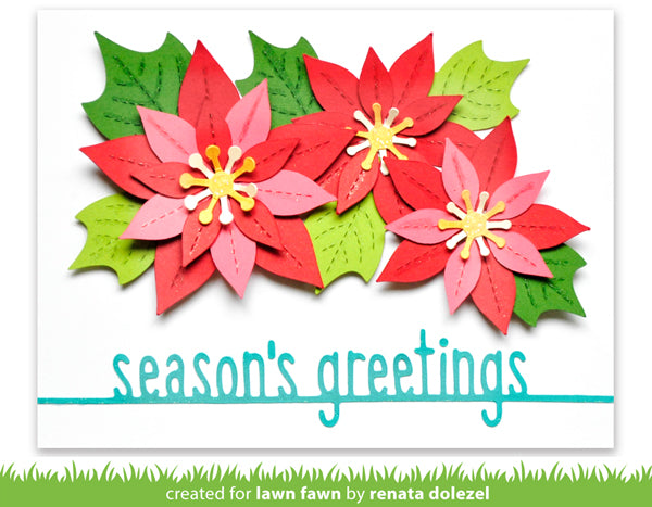 season's greetings line border