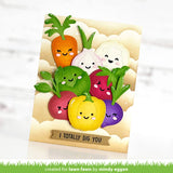 stitched garden veggies
