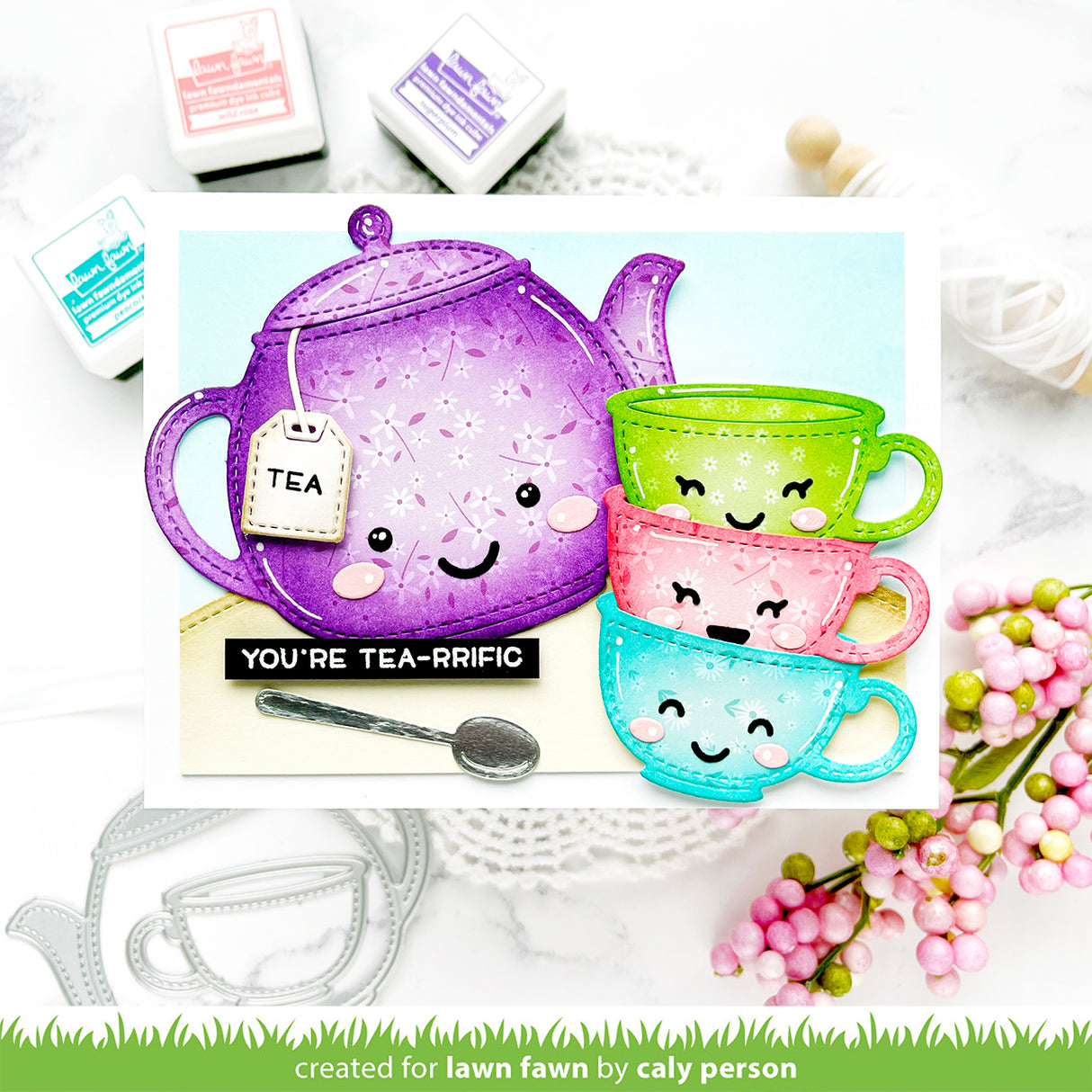stitched teapot