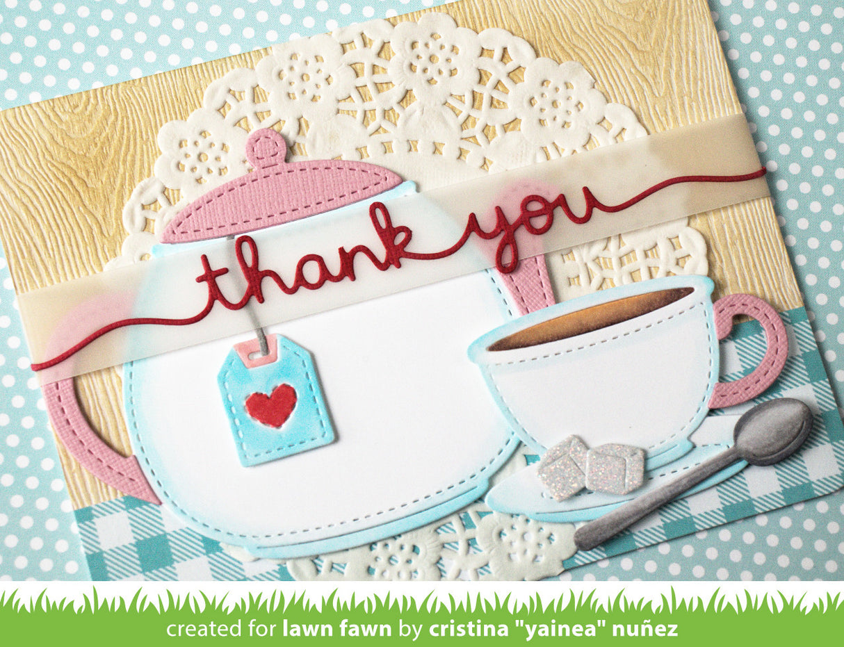 stitched teapot