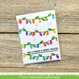 string of lights background stencils