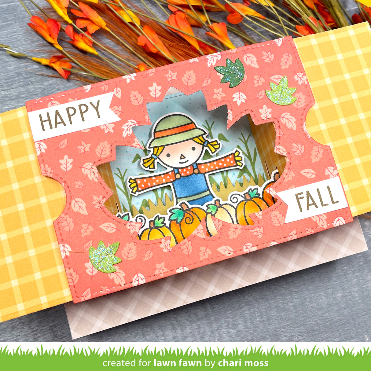 falling leaves petite paper pack