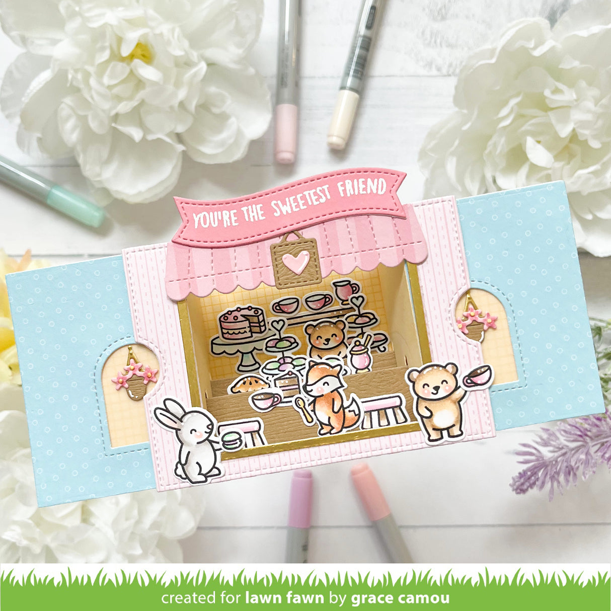 ta-da! diorama! shop add-on