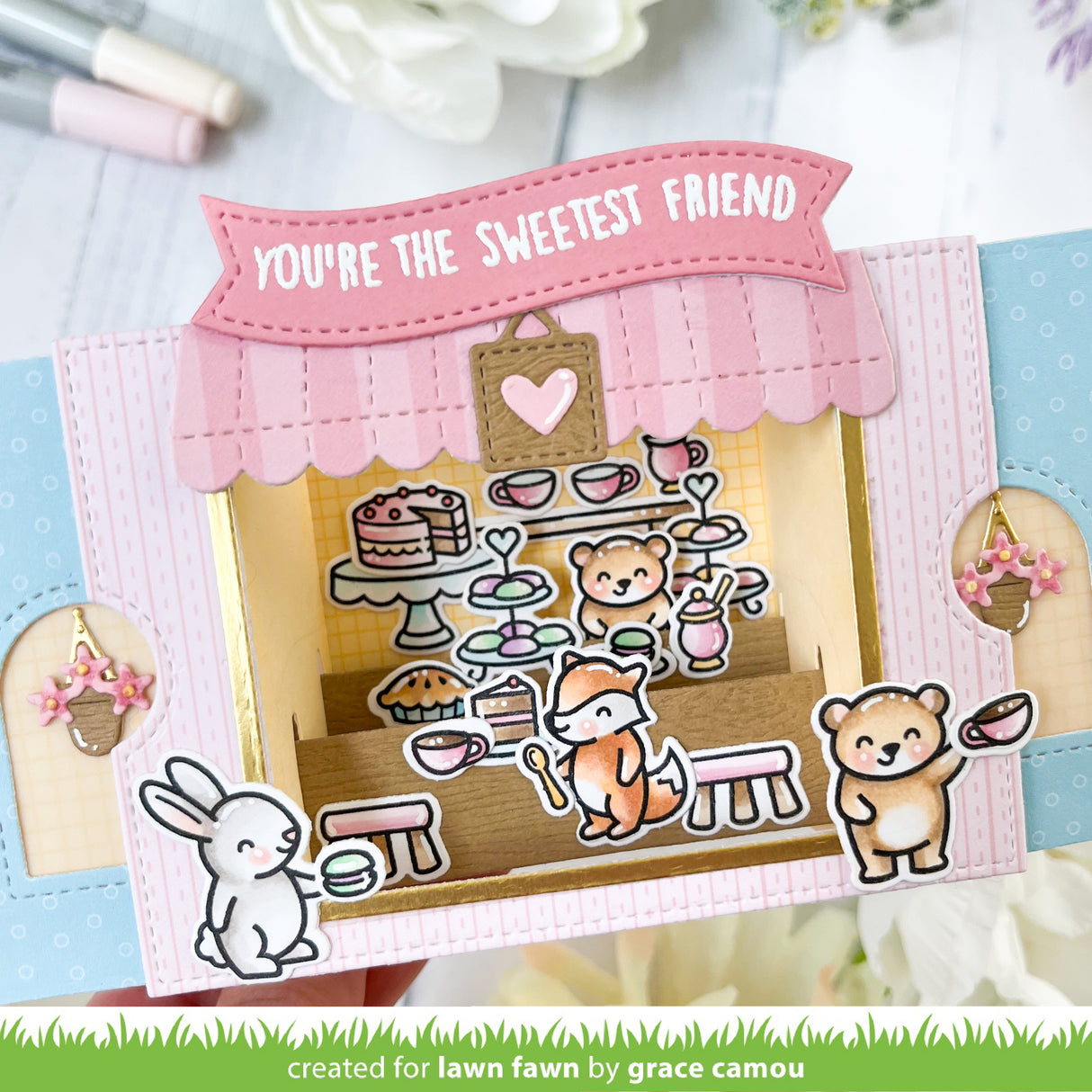 ta-da! diorama! shop add-on