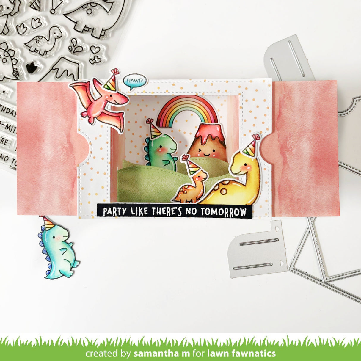 ta-da! diorama! hillside inserts