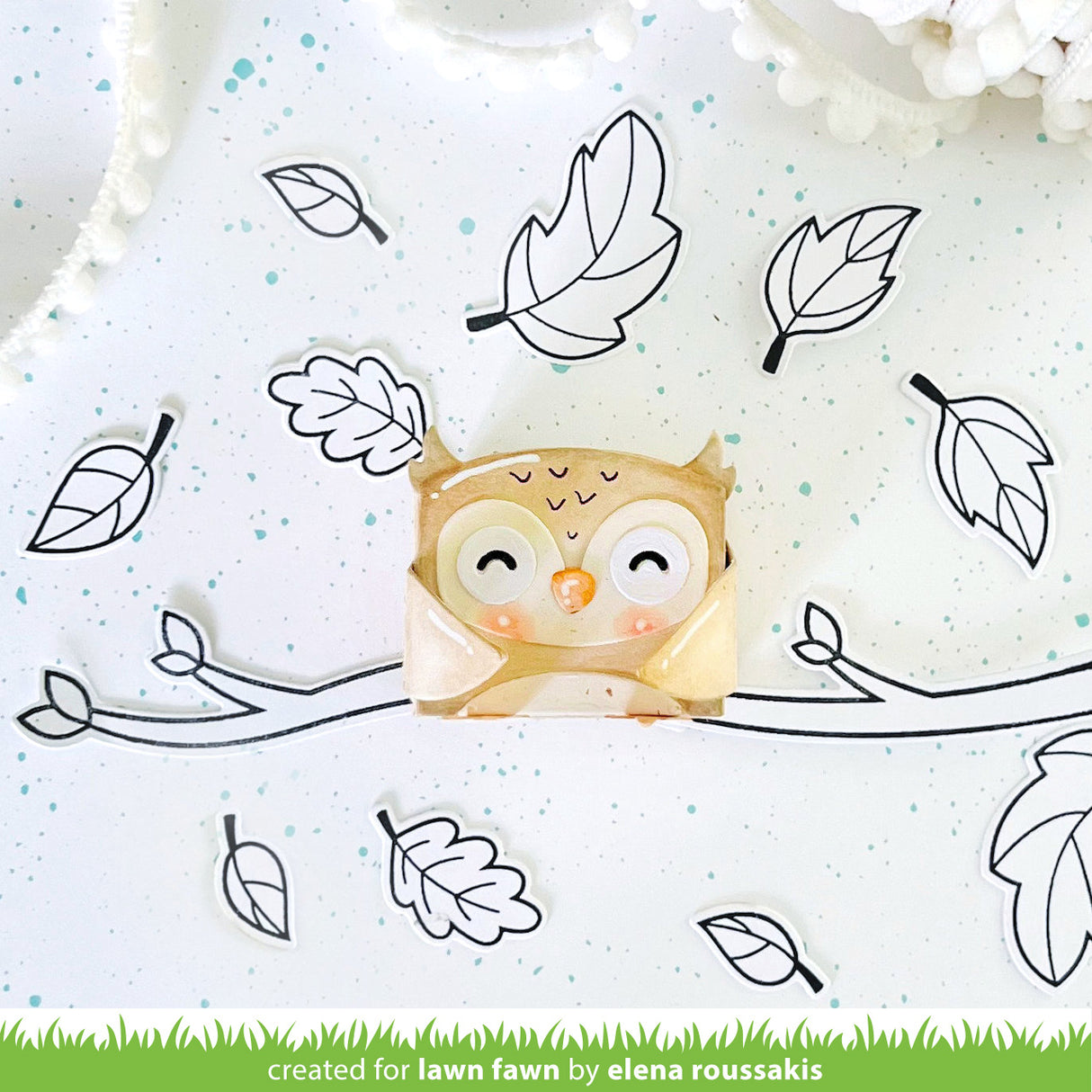 tiny gift box owl and penguin add-on