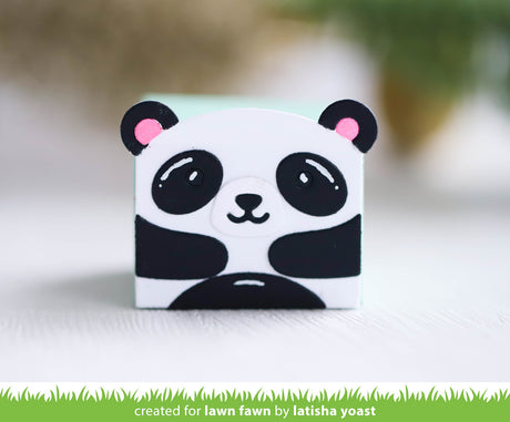 tiny gift box panda and bear add-on