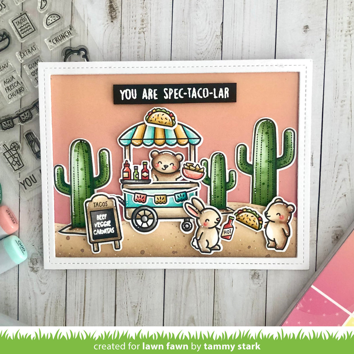 treat cart add-on: tacos