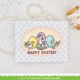 stamp 'n stencil easter eggs