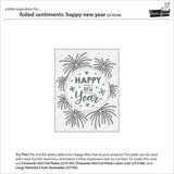 foiled sentiments: happy new year