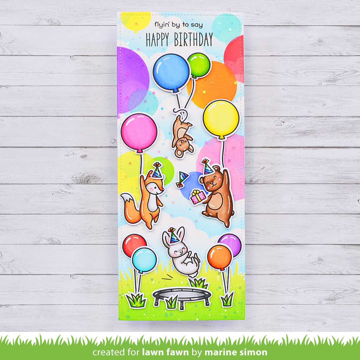 balloons stencil