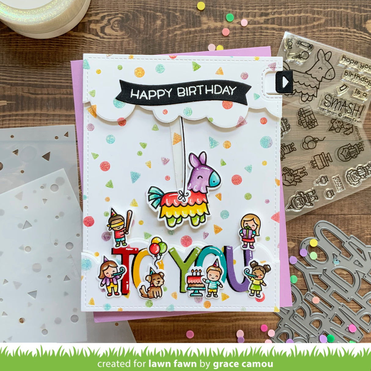 confetti stencils