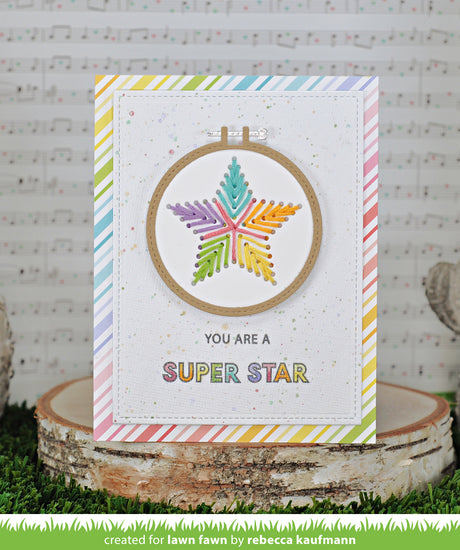 embroidery hoop star add-on