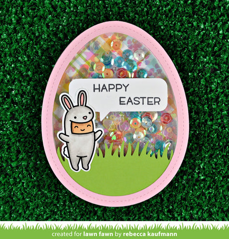 outside in easter egg stackables
