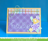 embroidered hello