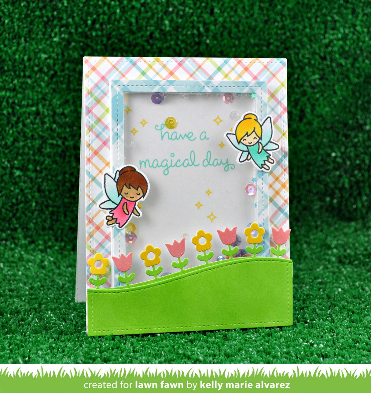 stitched rectangle frames