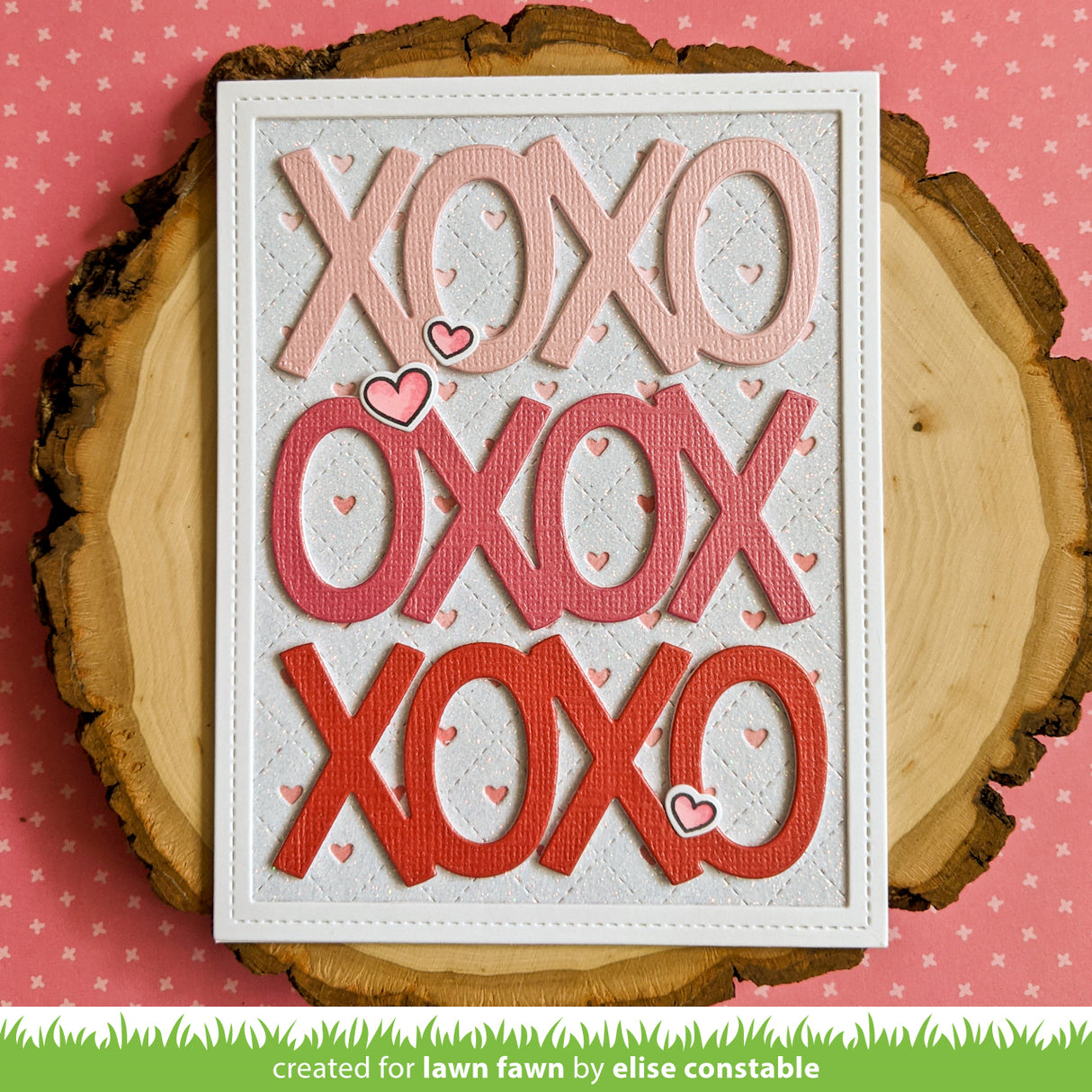 quilted heart backdrop: portrait