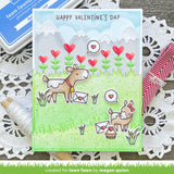 heart garden border