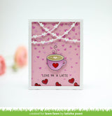 heart garland backdrop: portrait