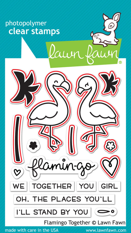 _flamingo together lawn cuts_