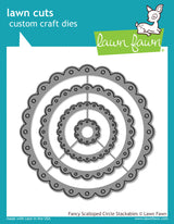 fancy scalloped circle stackables