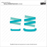 fancy folded banners