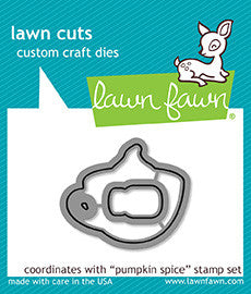 pumpkin spice lawn cuts