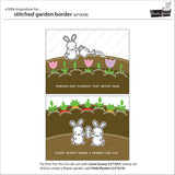 stitched garden border