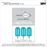 _father's day line border_
