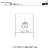 happy fall line border