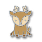 hello, deer enamel pin