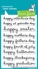 celebration scripty sentiments