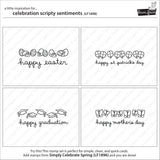 celebration scripty sentiments