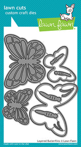 layered butterflies