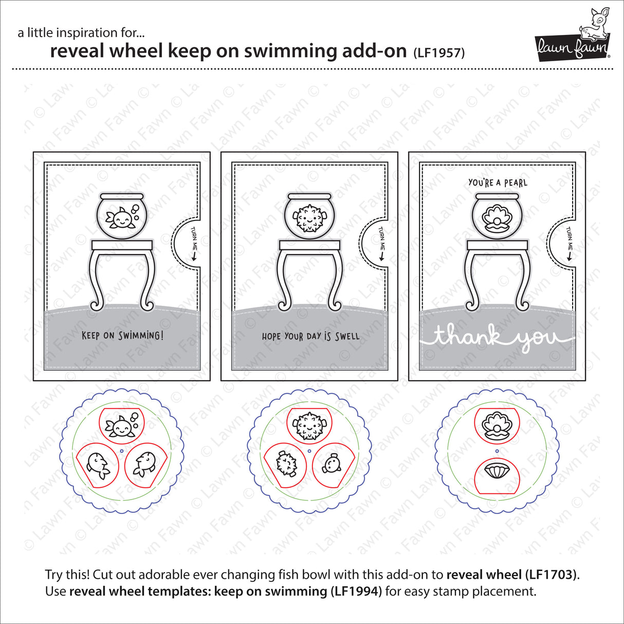 reveal wheel keep on swimming add-on