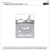 _happy summer line border_
