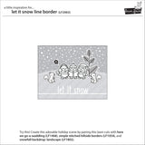 _let it snow line border_