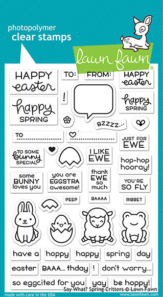 say what? spring critters