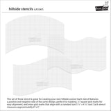 hillside stencils
