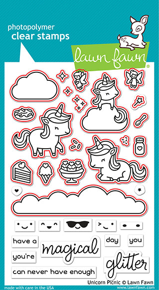 unicorn picnic lawn cuts