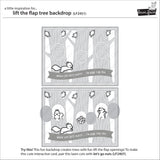 lift the flap tree backdrop