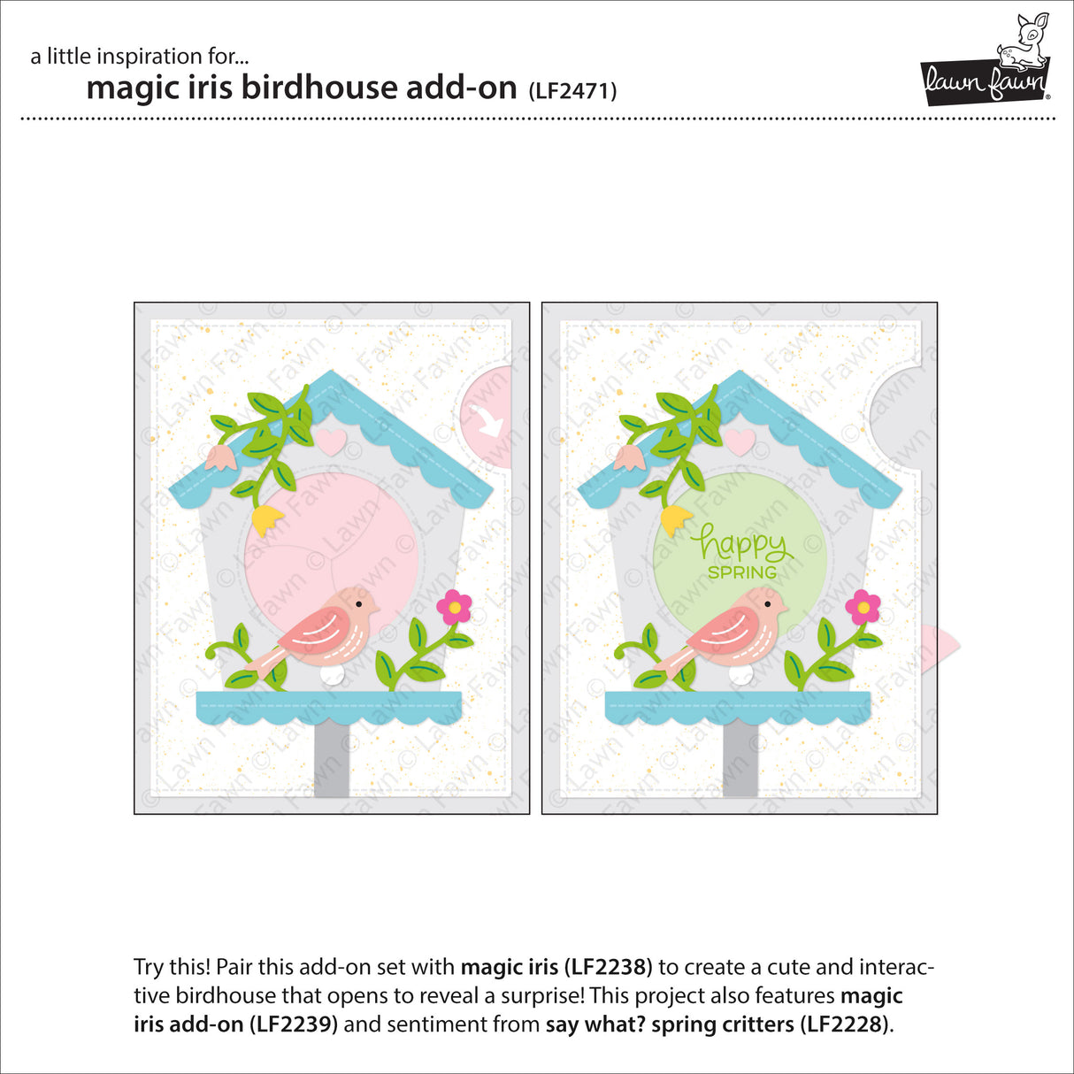 magic iris birdhouse add-on