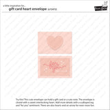 gift card heart envelope