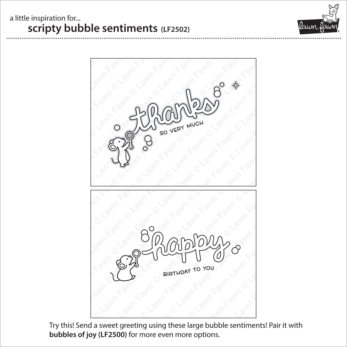 scripty bubble sentiments