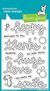 scripty bubble sentiments