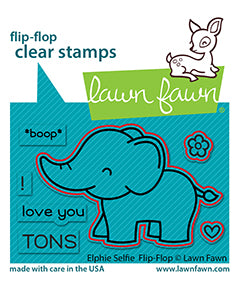 _elphie selfie flip-flop lawn cuts_